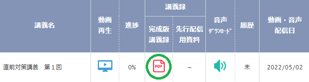 講義で使用している資料（レジュメ・配付物）はどこにありますか？